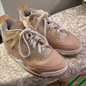 Air Jordan Beige Sneakers y2k style